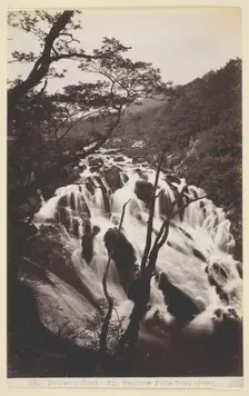 Bettws-y Coed, The Swallow Falls from Above, 1860/94. Creator: Francis Bedford