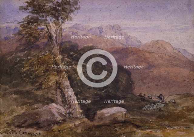 Bettws-y-Coed, North Wales, 1852. Creator: David Cox the Elder.