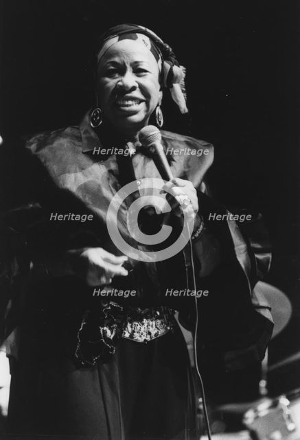 Betty Carter, Maastricht Jazz Mecca, Netherlands, 1992. Creator: Brian Foskett.