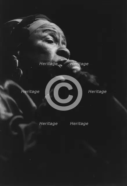 Betty Carter, Maastricht Jazz Mecca, Netherlands, 1992. Creator: Brian Foskett.