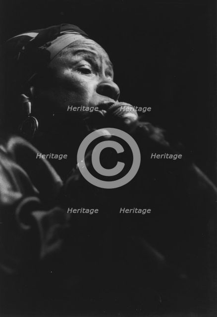 Betty Carter, Maastricht Jazz Mecca, Netherlands, 1992. Creator: Brian Foskett.