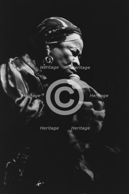 Betty Carter, North Sea Jazz Festival, Netherlands, 1992. Creator: Brian Foskett.