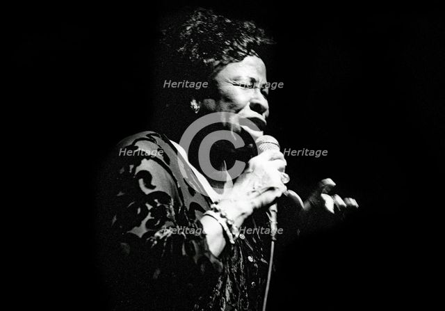 Betty Carter, Ronnie Scott's Jazz Club, Soho, London, March 1994. Creator: Brian O'Connor.
