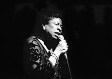 Betty Carter, Ronnie Scott's Jazz Club, Soho, London, March 1994. Creator: Brian O'Connor