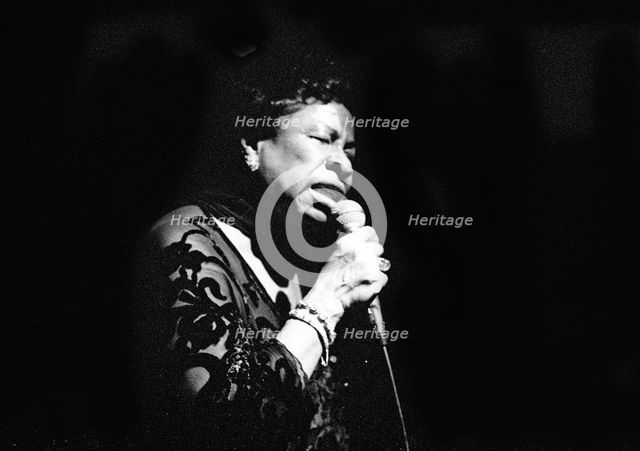 Betty Carter, Ronnie Scott's Jazz Club, Soho, London, March 1994. Creator: Brian O'Connor.