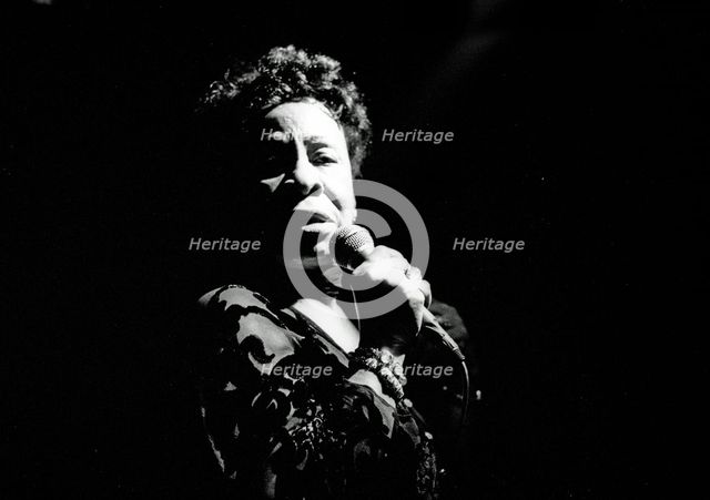Betty Carter, Ronnie Scott's Jazz Club, Soho, London, March 1994. Creator: Brian O'Connor.
