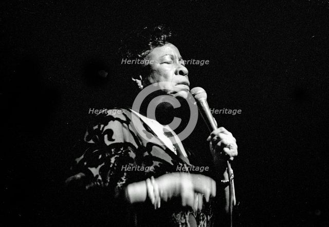 Betty Carter, Ronnie Scott's Jazz Club, Soho, London, March 1994. Creator: Brian O'Connor.