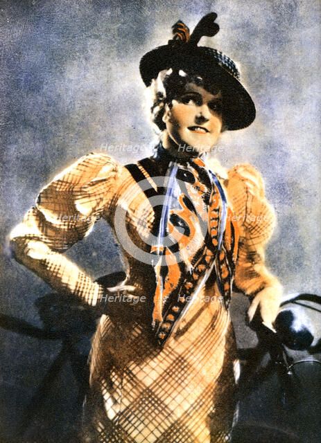 Betty Balfour, English silent screen actress, 1934-1935. Artist: Unknown