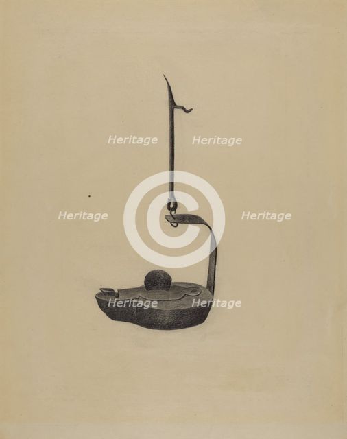 Betty Lamp, 1935/1942. Creator: Unknown.