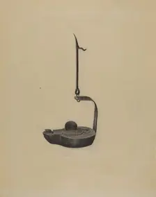 Betty Lamp, 1935/1942. Creator: Unknown