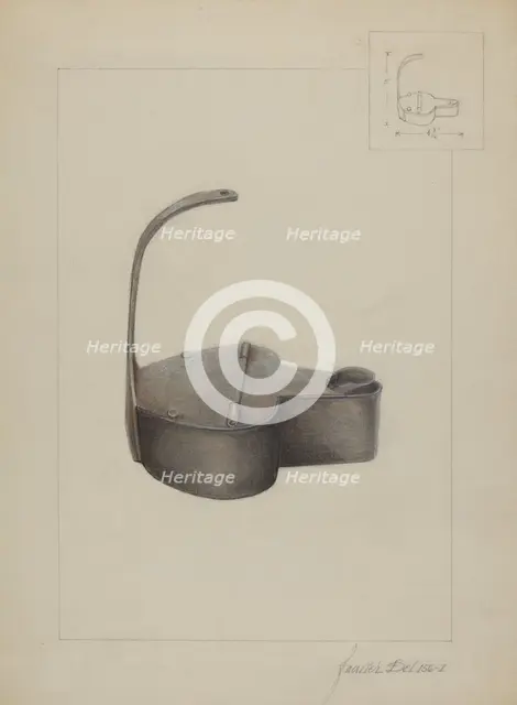 Betty Lamp, 1935/1942. Creator: Cornelius Frazier.