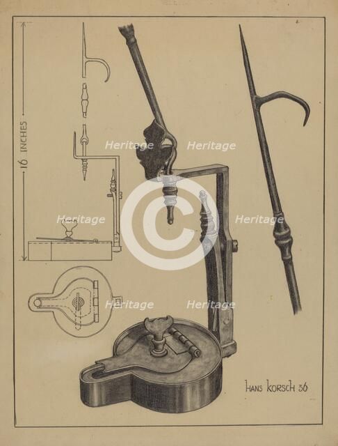 Betty Lamp, 1936. Creator: Hans Korsch.