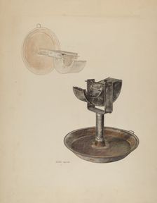 Betty Lamp, 1940. Creator: Milton Bevier