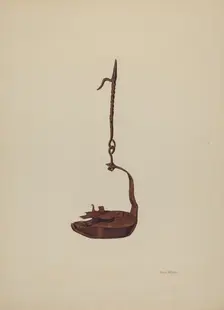 Betty Lamp, c. 1936. Creator: Frank McEntee