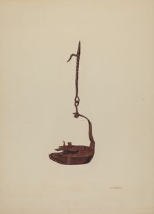 Betty Lamp, c. 1936. Creator: Frank McEntee