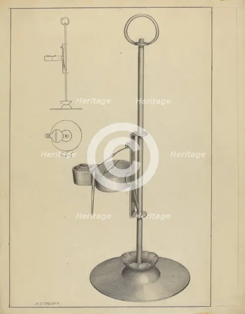 Betty Lamp, c. 1936. Creator: Jack Staloff.