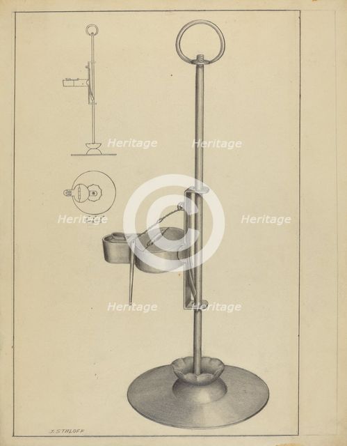 Betty Lamp, c. 1936. Creator: Jack Staloff.