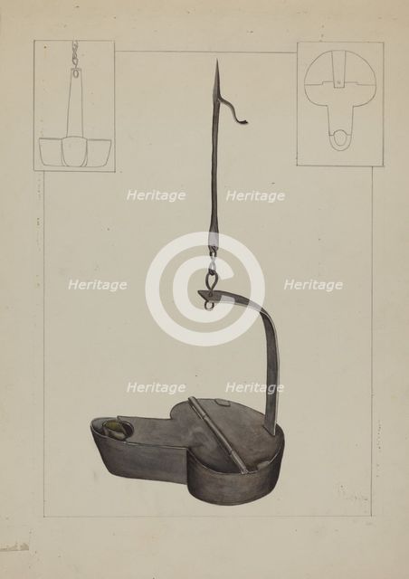 Betty Lamp, c. 1937. Creator: Gilbert Boese.