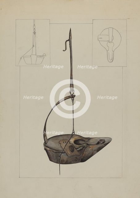 Betty Lamp, c. 1937. Creator: Gilbert Boese.