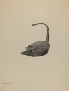 Betty Lamp, c. 1939. Creator: Philip Johnson