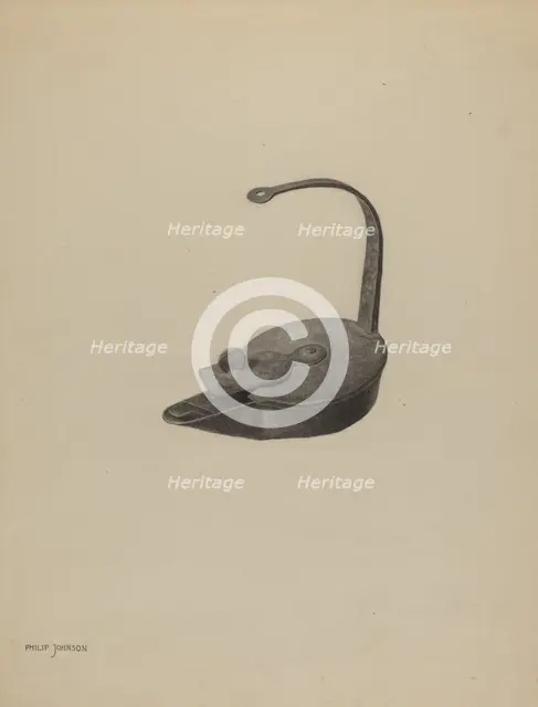 Betty Lamp, c. 1939. Creator: Philip Johnson.