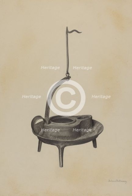 Betty Lamp, c. 1941. Creator: Julius Bellamy.
