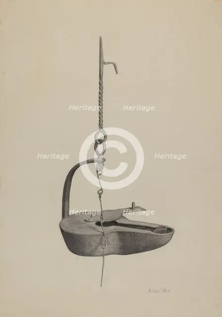 Betty Lamp, c. 1941. Creator: Maurice Van Felix.