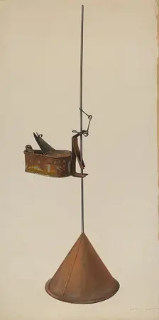 Betty Lamp, c. 1941. Creator: Oscar Bluhme
