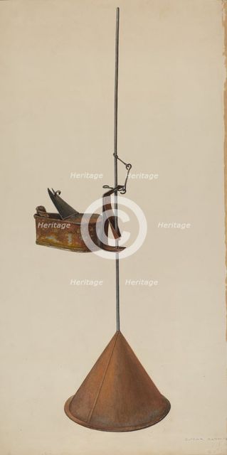Betty Lamp, c. 1941. Creator: Oscar Bluhme.