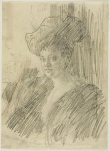 Betty Nansen, c.1905. Creator: Anders Leonard Zorn