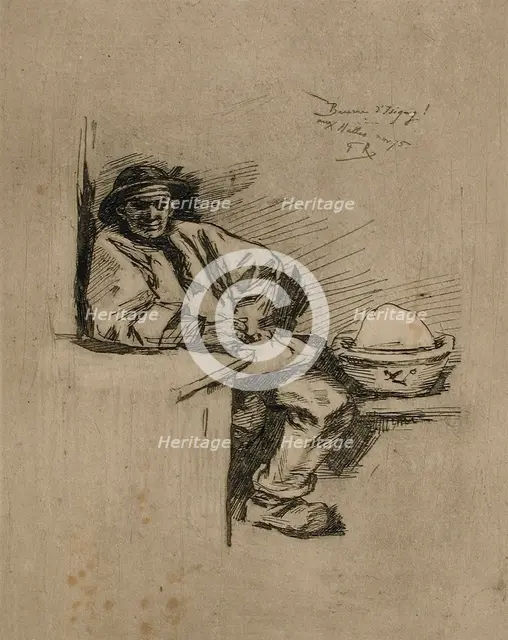 Beurre d'Isigny, 1875. Creator: Félicien Rops.