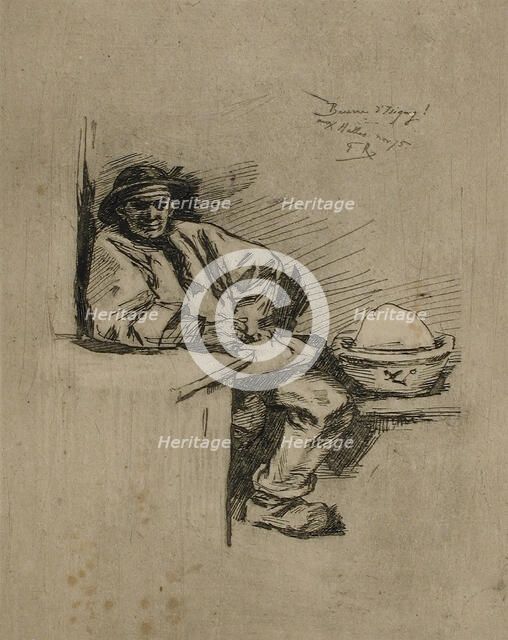 Beurre d'Isigny, 1875. Creator: Félicien Rops.