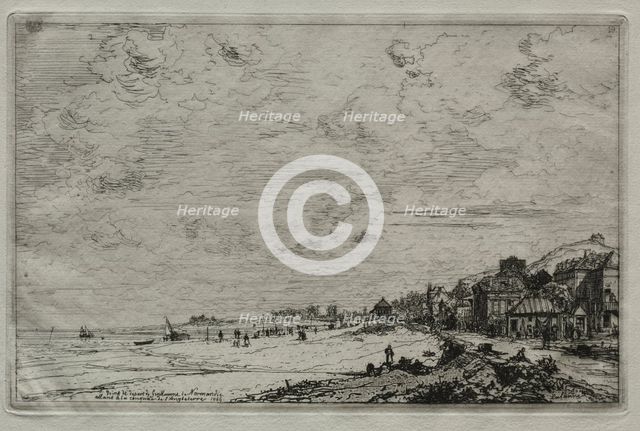 Beuzeval. Creator: Maxime Lalanne (French, 1827-1886).