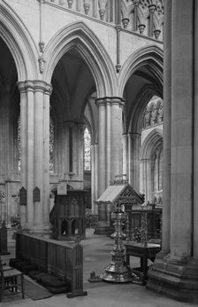 Beverley Minster, East Riding of Yorkshire, 1970. Artist: Laurence Goldman