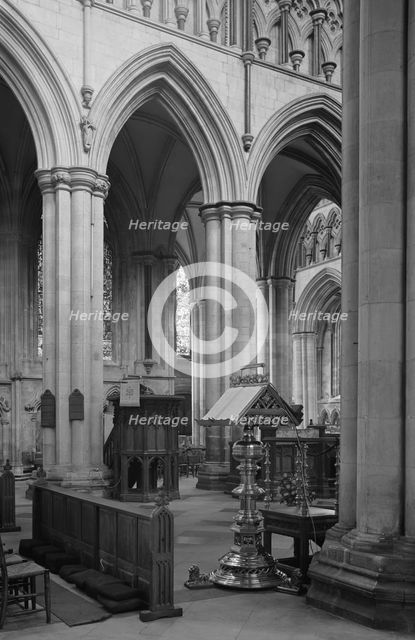 Beverley Minster, East Riding of Yorkshire, 1970. Artist: Laurence Goldman