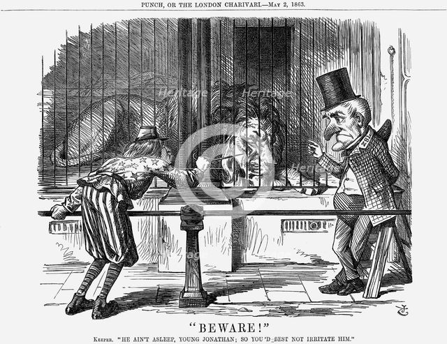 "Beware!", 1863. Creator: John Tenniel.