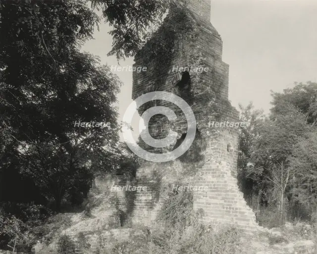 Bewdley (ruins), Lancaster Court House vic., Lancaster County, Virginia, 1935. Creator: Frances Benjamin Johnston.