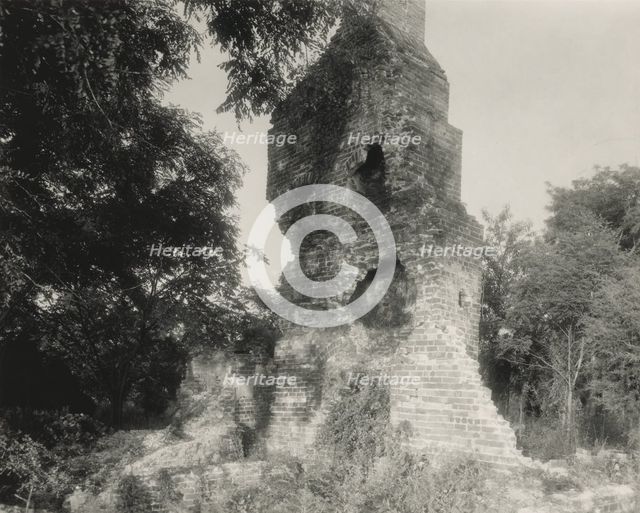 Bewdley (ruins), Lancaster Court House vic., Lancaster County, Virginia, 1935. Creator: Frances Benjamin Johnston.