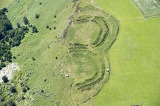 Bewick Hill Iron Age multivallate hillfort and pillboxes, Old Bewick, Northumberland, 2018. Creator: Historic England