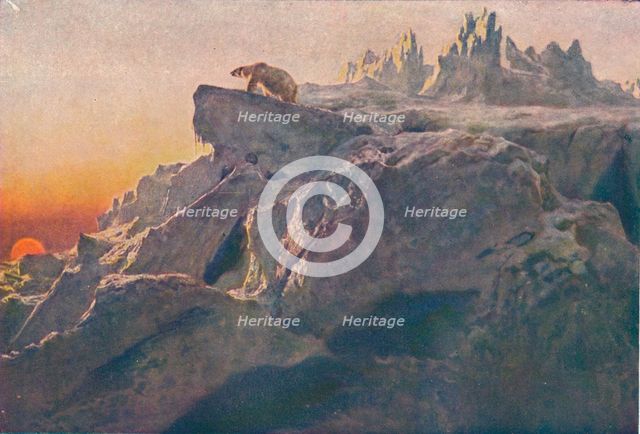 'Beyond Man's Footsteps', 1894 (1909). Artist: Briton Riviere.