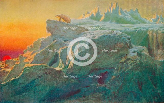 'Beyond Man's Footsteps', c1894, (1928). Artist: Briton Riviere.