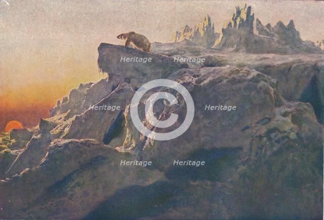 'Beyond Man's Footsteps', 1894 (1909). Artist: Briton Riviere.