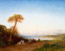 Beyrouth, retour de fantasia, between 1885 and 1890. Creator: Felix Francois Georges Philibert Ziem