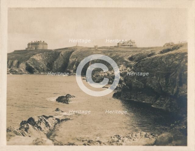 'Beacon Cove - Newquay', 1927.  Artist: Unknown.