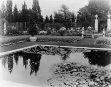 "Beacon Hill House," Arthur Curtiss James house, Newport, Rhode Island, 1917. Creator: Frances Benjamin Johnston