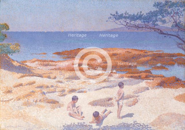 Beach at Cabasson (Baigne-Cul), 1891/92. Creator: Henri-Edmond Cross.