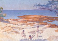 Beach at Cabasson (Baigne-Cul), 1891/92. Creator: Henri-Edmond Cross