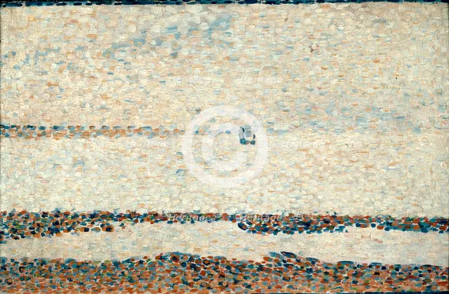 'Beach at Gravelines', 1890. Artist: Georges-Pierre Seurat