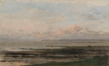 Beach at Ebb Tide, c.1850-c.1878. Creator: Charles Francois Daubigny