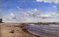 Beach at Hellebæk, 1858. Creator: Peter Christian Thamsen Skovgaard